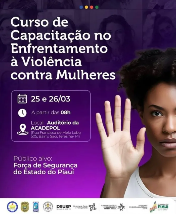 Secretarias das Mulheres e Segurança realizam capacitação voltada aos integrantes das Forças de Segurança