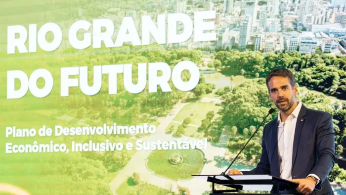 Leite ainda apresentou o Plano Rio Grande do Futuro, estratégia de desenvolvimento econômico, inclusivo e sustentável -Foto: Maurício Tonetto/Secom