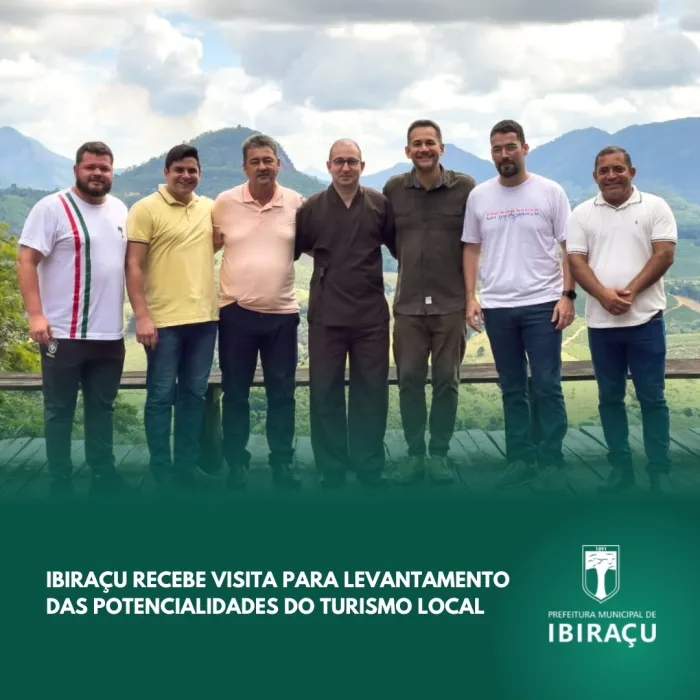 IBIRAÇU RECEBE VISITA PARA LEVANTAMENTO DAS POTENCIALIDADES DO TURISMO LOCAL