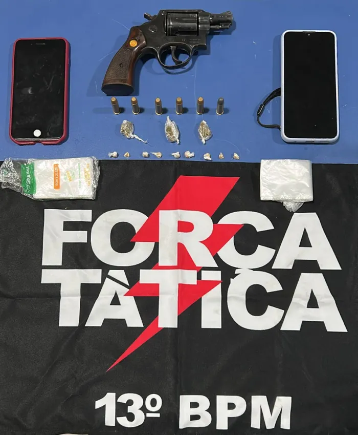 13º Batalhão apreende arma e detém três suspeitos em São Mateus