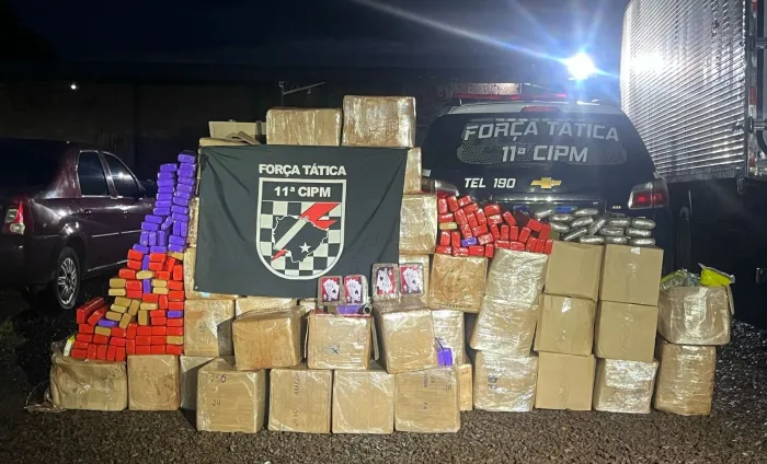 PMMS apreende uma tonelada de maconha em residência de Campo Grande