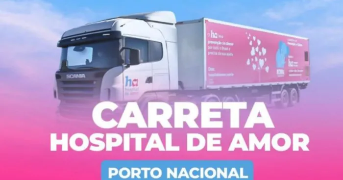 Carreta do Hospital de Amor realizará exames de mamografia gratuitos em Porto Nacional