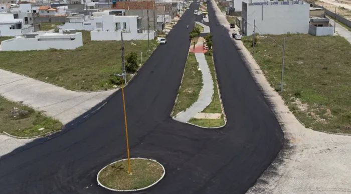 Governo do Estado conclui pavimentação asfáltica em loteamento na Barra dos Coqueiros