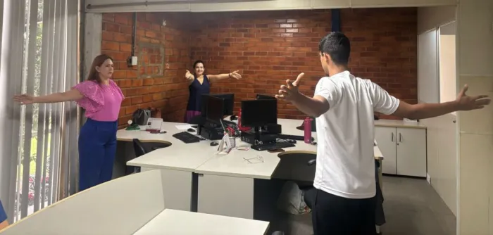 Servidores da Seinfra melhoram qualidade de vida com atividades físicas no ambiente de trabalho