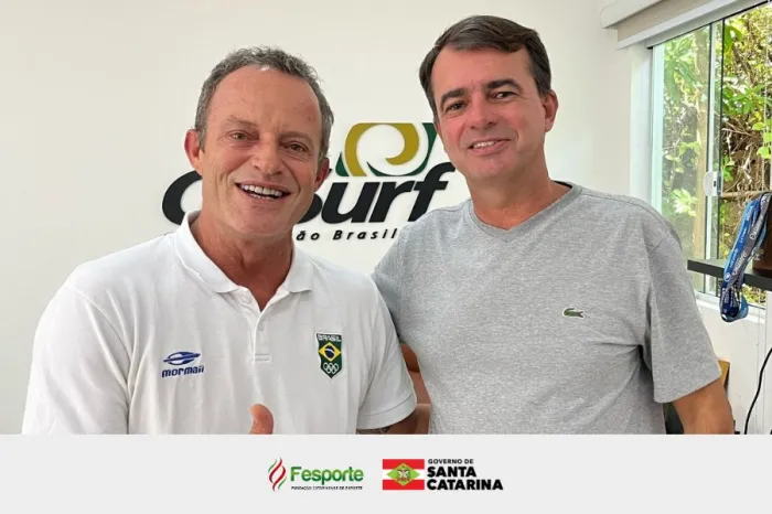 Presidente da Fesporte visita a sede da Confederação Brasileira de Surf