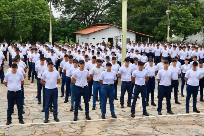 Governador participa da aula inaugural de nova turma do Curso de Formação de Soldados da PM nesta segunda (24)