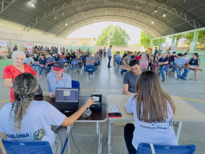 Foram 1.995 atendimentos realizados na edição do Rondônia Cidadã em Tarilândia, distrito de Jaru