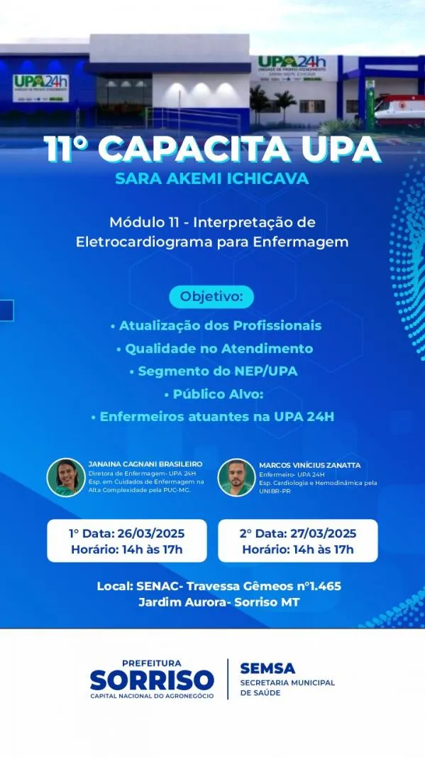 Foto: Reprodução/Prefeitura de Sorriso - MT