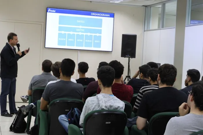 Prodest recebe visita de estudantes alunos da UVV