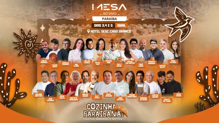 Governo do Estado impulsiona gastronomia paraibana com estreia do Mesa Ao Vivo Paraíba