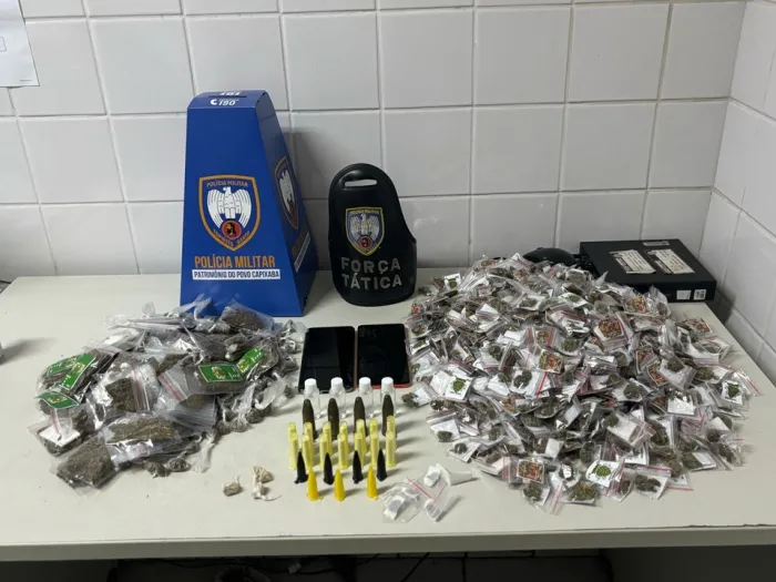 6° BPM faz apreensão de diversos entorpecentes na Serra