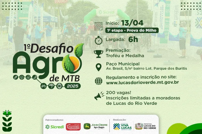 Desafio Agro de MTB é lançado para atletas de ciclismo