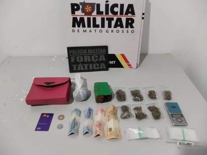 Força Tática prende casal de faccionados por tráfico e apreende drogas