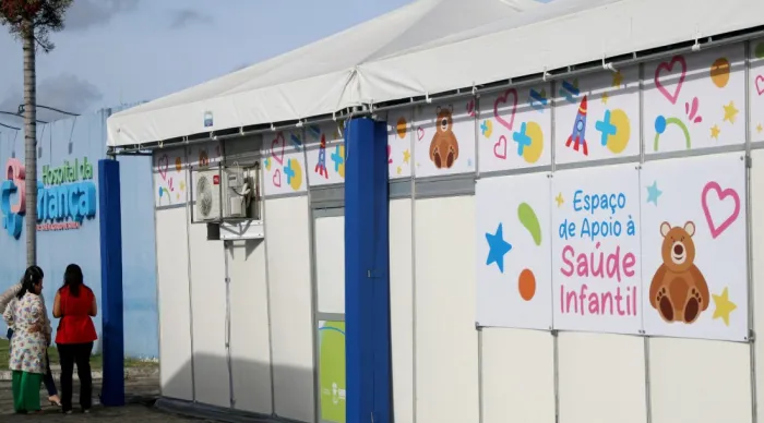 Governo do Estado entrega ‘Espaço de Apoio à Saúde Infantil’ para atender período de sazonalidade no Hospital da Criança 