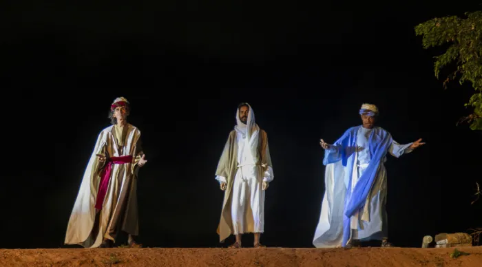 Grupo teatral São Francisco de Assis se prepara para retorno à Vila da Páscoa com encenação da Paixão de Cristo