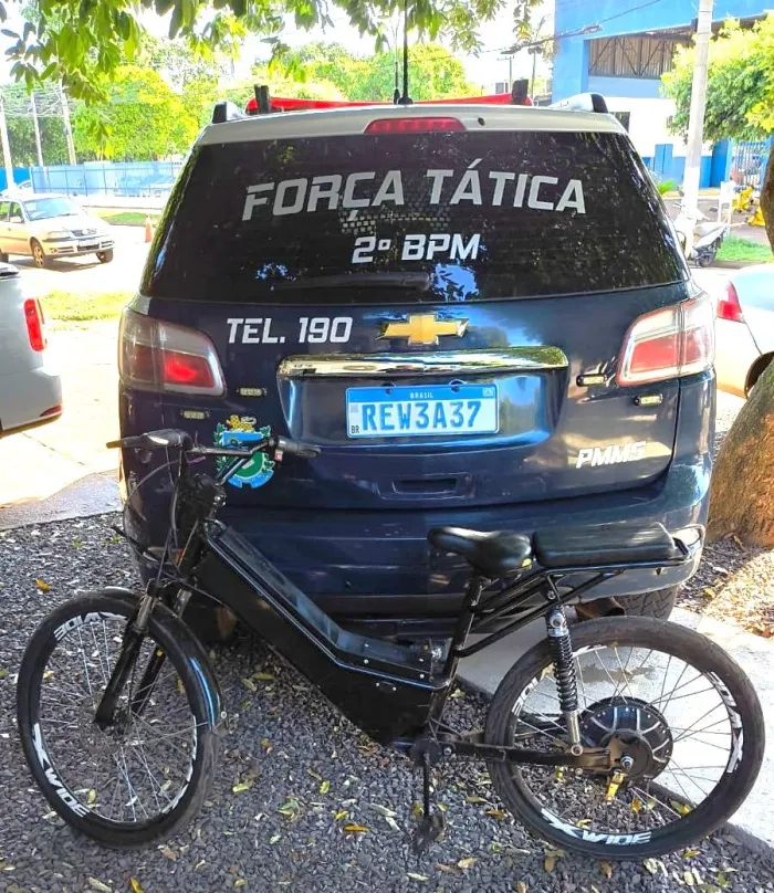 Polícia Militar em Três Lagoas recupera bicicleta furtada e apreende autor do furto