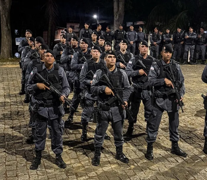 7º Batalhão realiza formatura do III Nivelamento da Força Tática