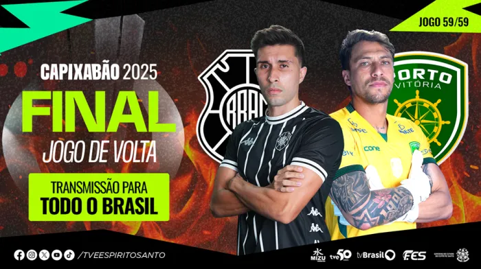 TVE leva final do Capixabão para todo o brasil no próximo sábado