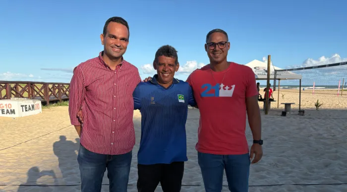 CBV realiza visita técnica em Sergipe para definir locais da 4ª etapa do Circuito Banco do Brasil de Vôlei de Praia