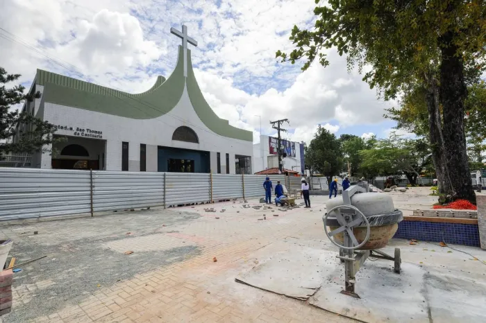 Obras do Centro Histórico seguem de forma célere