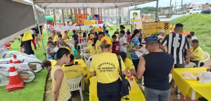 Educação no trânsito e entrega de bicicletas a crianças em edição especial do Rondônia Cidadã foram realizadas pelo Detran-RO