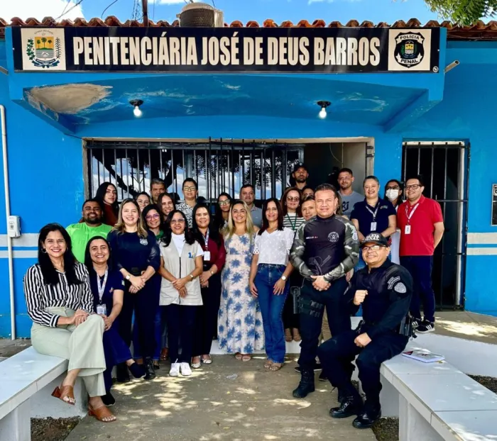 Sesapi e Sejus promovem ação para fortalecer a saúde no sistema prisional em Picos