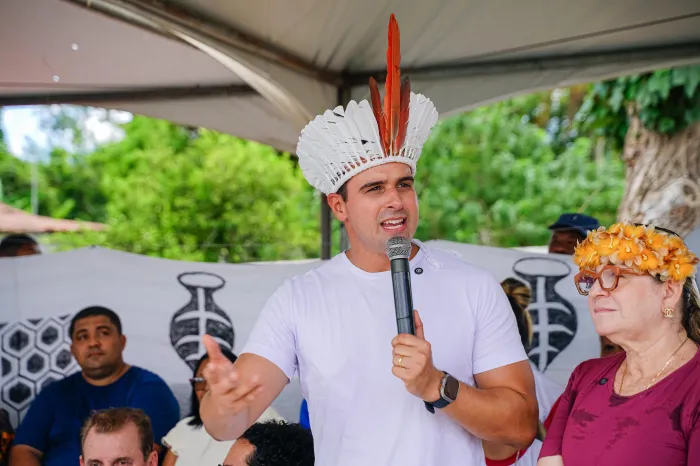 Vice-governador participa da abertura dos Jogos Indígenas 2025, em Rio Tinto, e entrega kits esportivos em Marcação