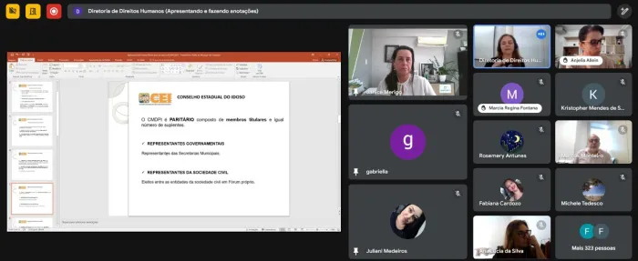 Assistência Social participa de reunião técnica sobre política municipal para idosos e a relação com o Suas