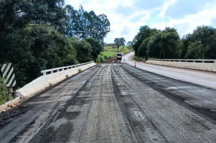 Restauração em concreto de rodovia entre Pato Branco e Clevelândia chega a 46,76%