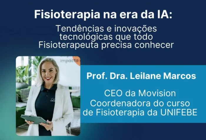 Inteligência artificial na fisioterapia é tema de aula magna da Udesc Cefid na próxima terça