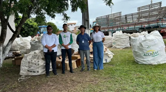 Ação educativa em Boquim recolheu seis toneladas de embalagens de agrotóxicos