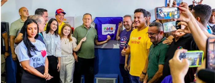 Iracema Vale ressalta caráter municipalista do Governo do Estado durante inaugurações em Paço do Lumiar