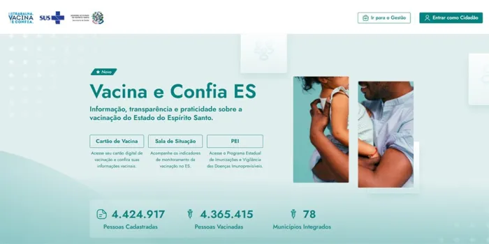 Sistema ‘Vacina e Confia’ amplia funcionalidades para qualificar estratégias de imunização no Espírito Santo