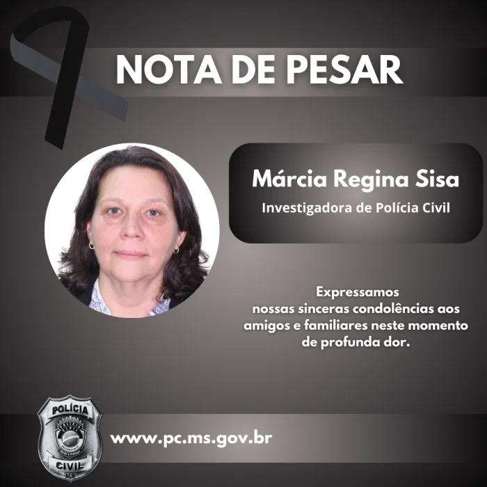Nota de Pesar – Investigadora Márcia Reegina Sisa