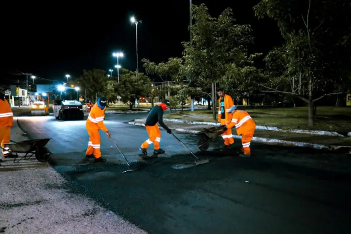 Obras: Recapeamento da Avenida VP-3 alcança 85% de execução