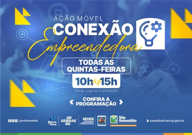 Prefeitura de São Sebastião e Sebrae-SP oferecem oficinas e cursos gratuitos para empreendedores