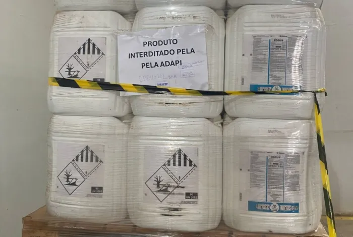 Sada e Adapi interditam mais de 25 toneladas de agrotóxicos vencidos em Bom Jesus