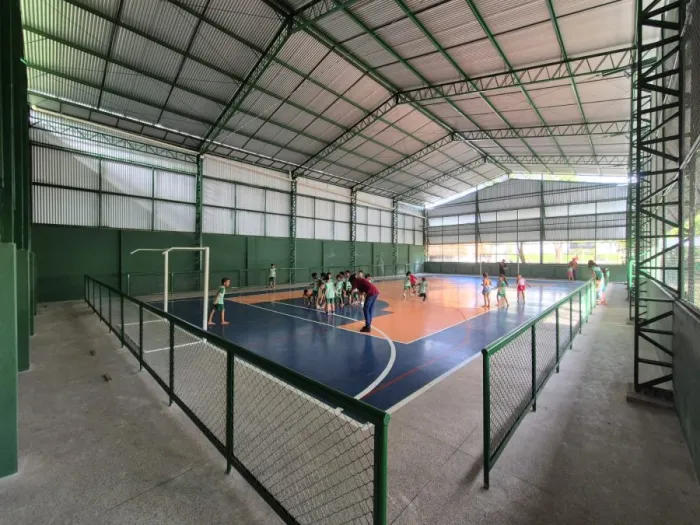 Obras: Inauguração da quadra coberta da Escola Basílio Miguel será amanhã, 16 de abril
