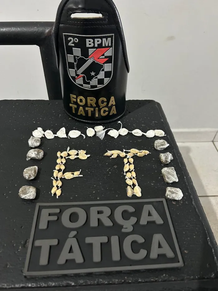 Polícia Militar em Três Lagoas apreende autor de tráfico de drogas