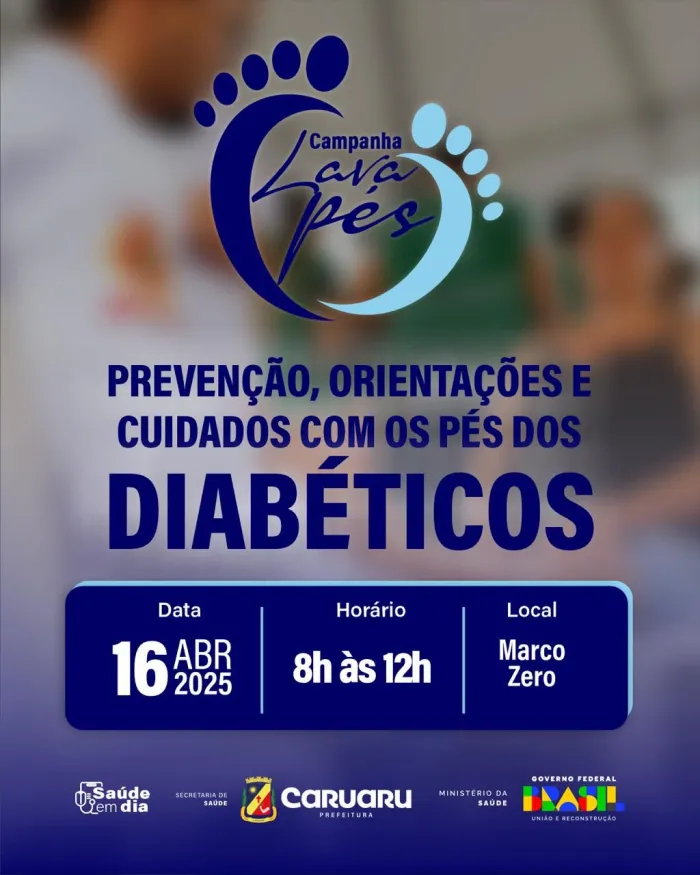 Prefeitura de Caruaru iniciará Campanha “Lava-Pés” nesta quarta-feira (16)