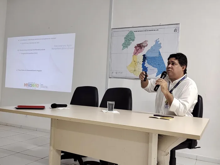 Secap oferece capacitação técnica sobre Governança Metropolitana em reunião do Conselho da Grande São Luís