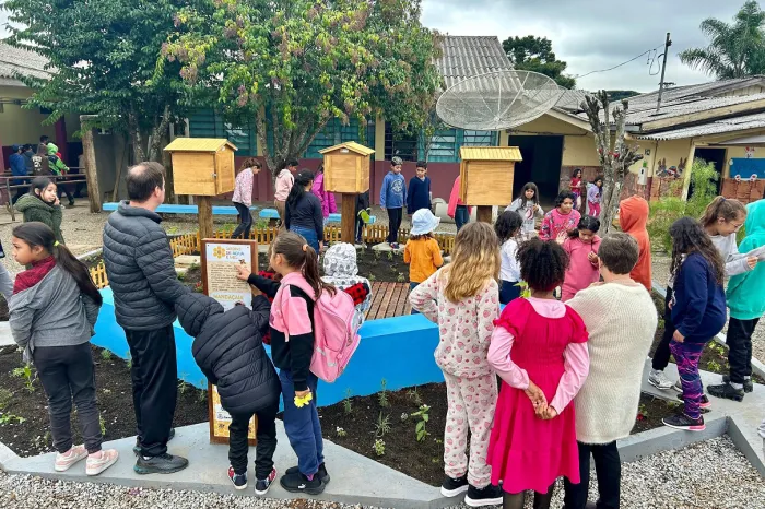 Sanepar leva projetos de educação ambiental para escolas de General Carneiro