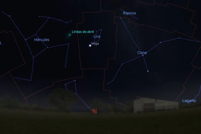 Chuva de meteoros Líridas poderá ser vista na madrugada de 22 de abril no Paraná