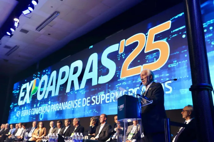 Darci Piana destaca importância do setor supermercadista ao Paraná na ExpoApras 2025