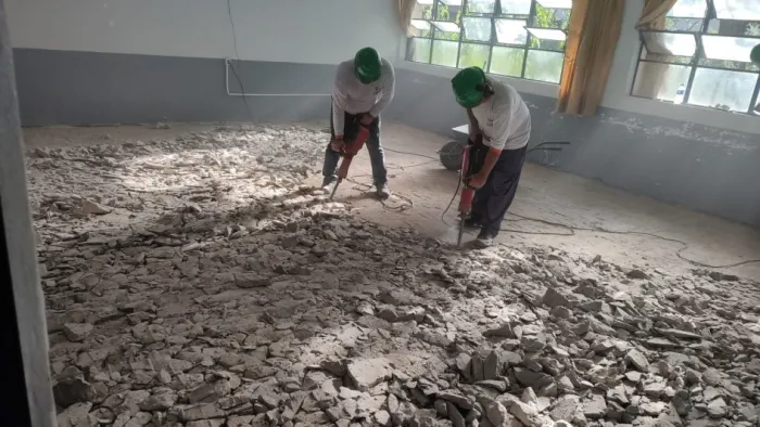 EEEF Professor Augusto Meyer, em São Leopoldo, está passando por recuperação geral -Foto: Leila Dipp Bassani/SOP