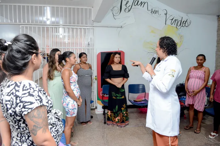- Roda de gestante na Maternidade Nossa Senhora da Penha (Foto: Divulgação)
