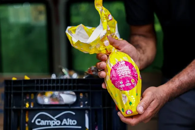 Páscoa Solidária distribui mais de 2 mil ovos de chocolate em São Sebastião