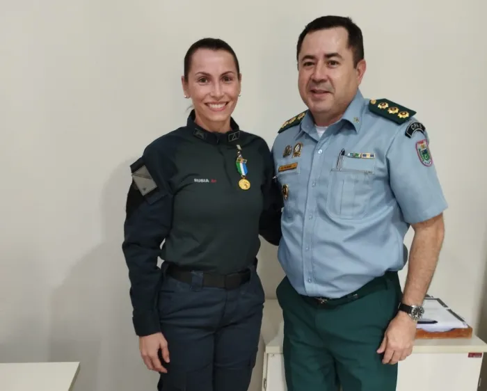 Policial Militar do CPA-6 de Coxim é agraciada com Medalha Tenente-Coronel Ana Neize Baltha