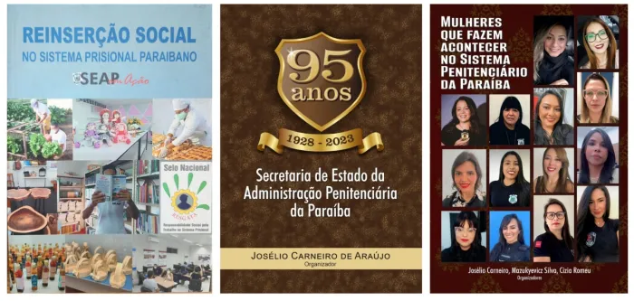 No Dia Mundial do Livro, 23 de abril, a Seap destaca obras publicadas relacionadas ao Sistema Prisional Paraibano