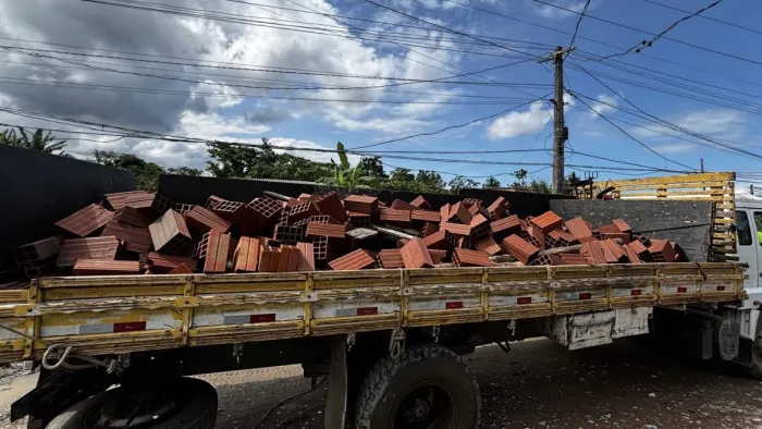 DOA deflagra e apreende carga de tijolos em área de preservação durante Força Tarefa